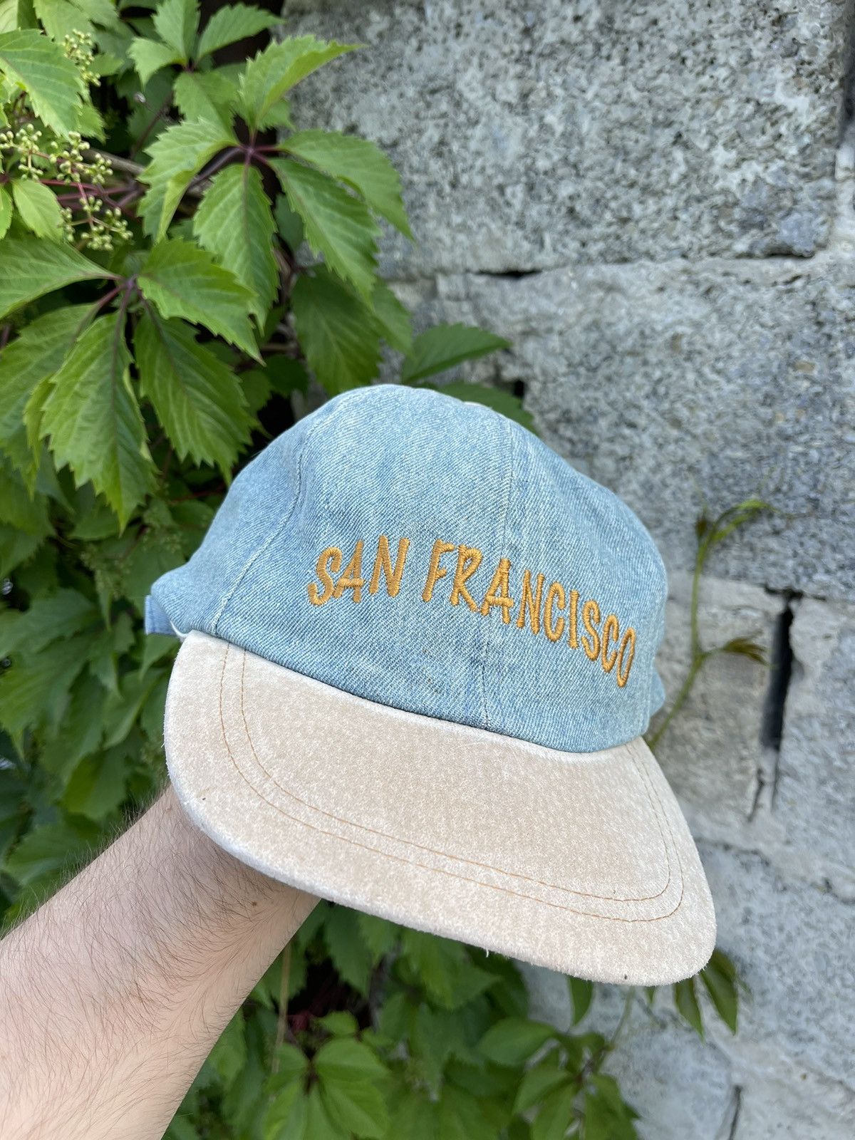 NFL Vintage San Francisco blue jeans cap rare hat Size ONE SIZE - 1 Thumbnail