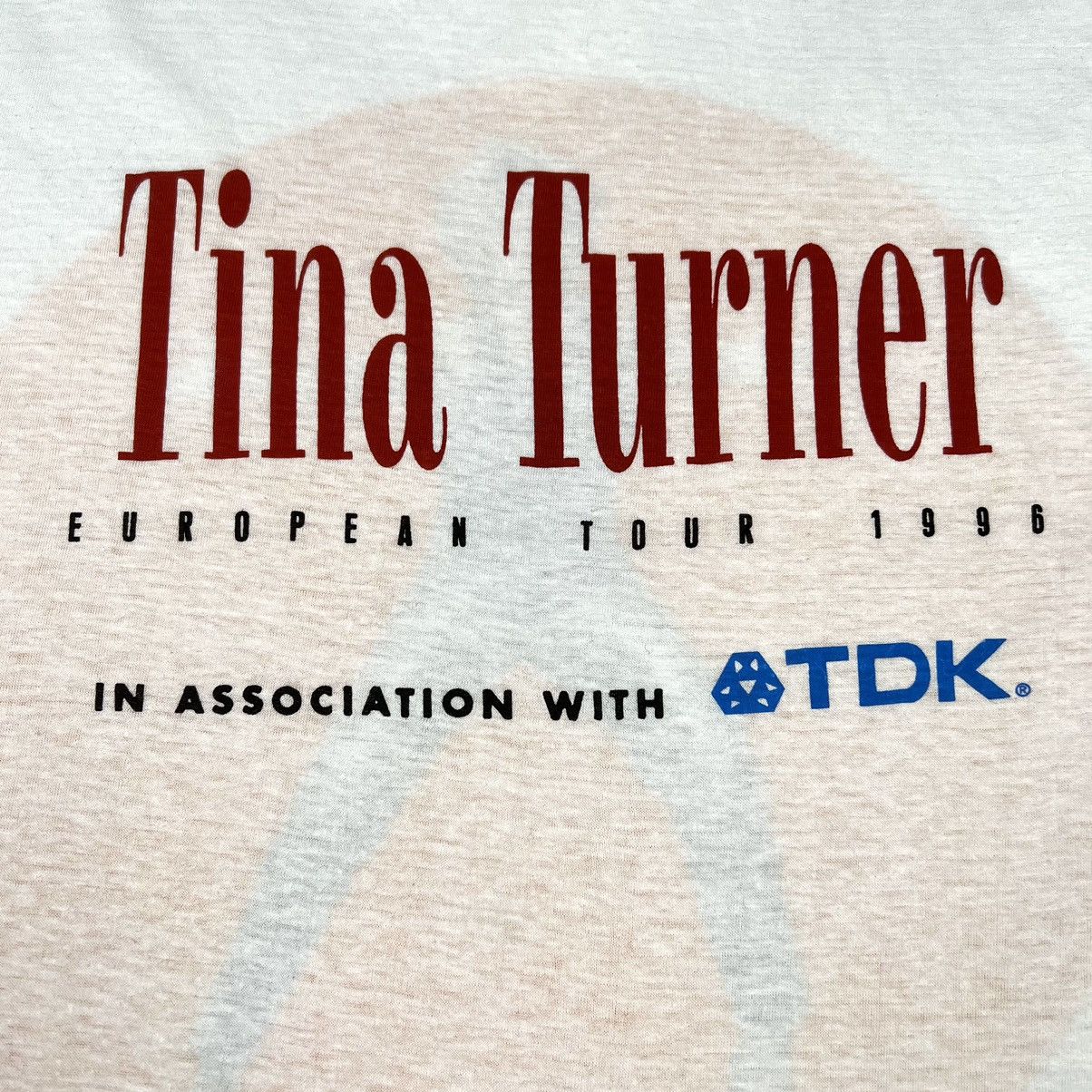Band Tees Vintage 1996 Tina Turner ‘TDK’ European Tour T Shirt Size US XL / EU 56 / 4 - 6 Thumbnail