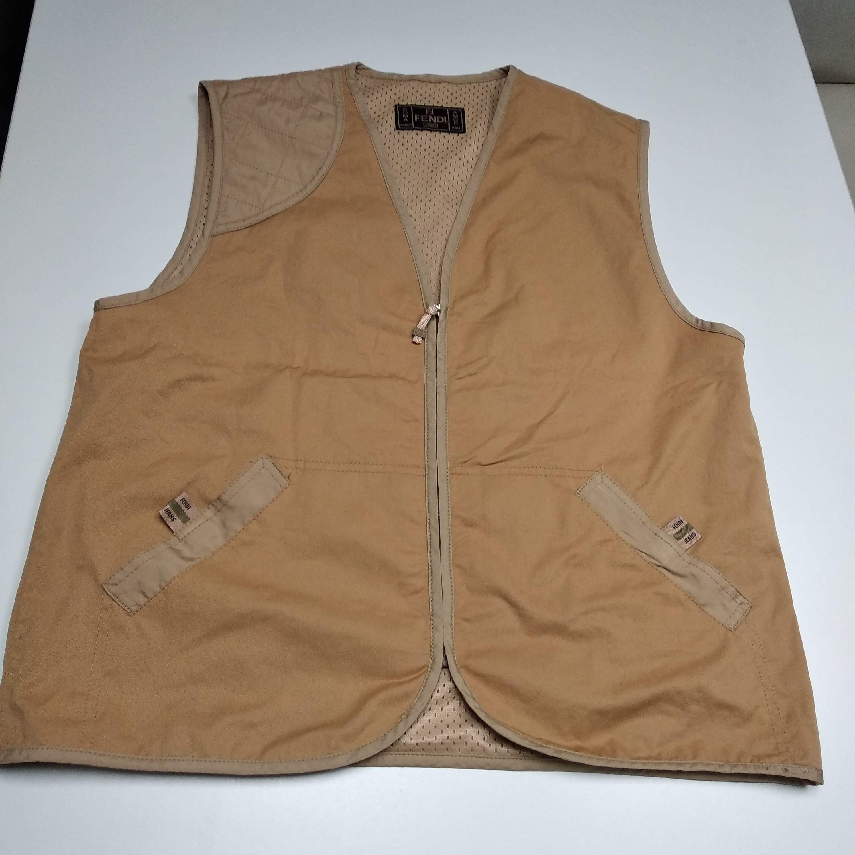 Fendi Vintage Fendi Jeans vest Size US M / EU 48-50 / 2 - 1 Thumbnail