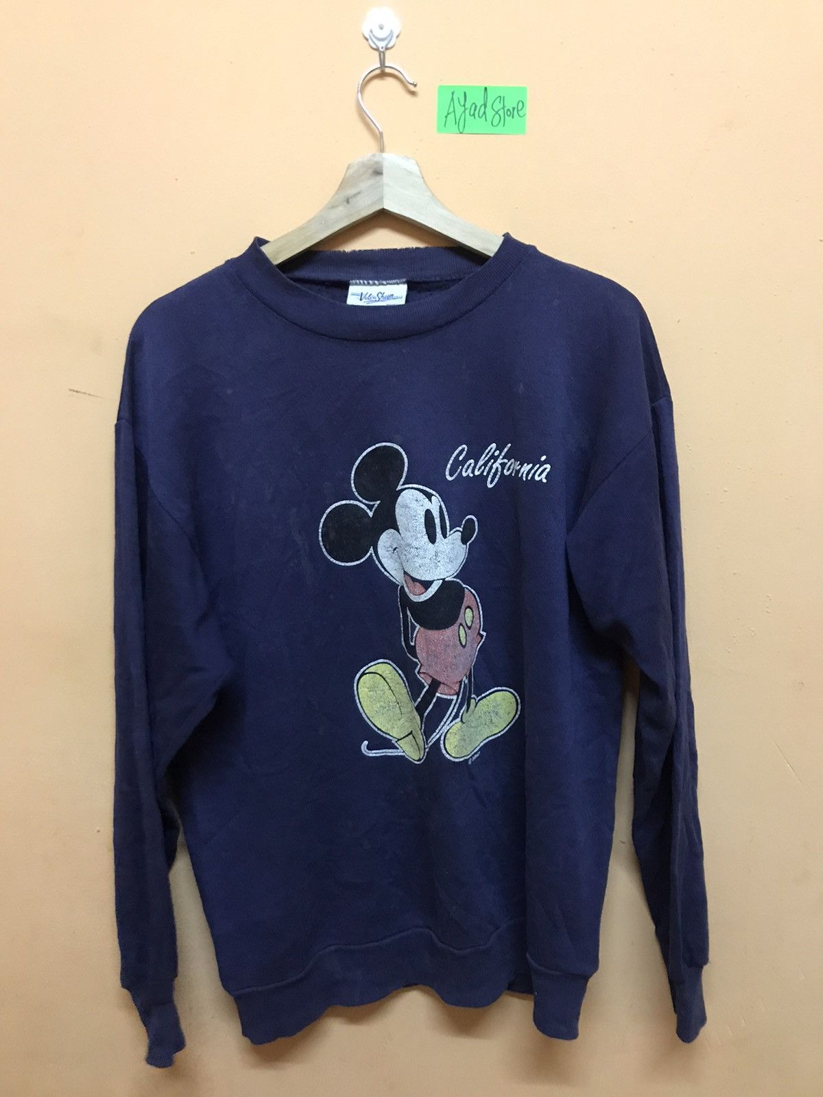Mickey Mouse × Vintage ‼️VTG MICKEY SWEATSHIRT 80s‼️ Size US M / EU 48-50 / 2 - 1 Thumbnail