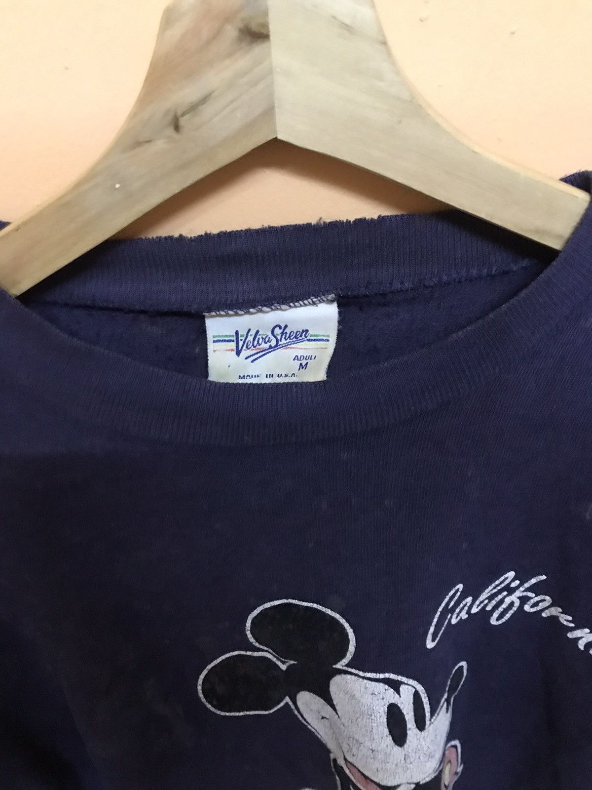 Mickey Mouse × Vintage ‼️VTG MICKEY SWEATSHIRT 80s‼️ Size US M / EU 48-50 / 2 - 5 Thumbnail