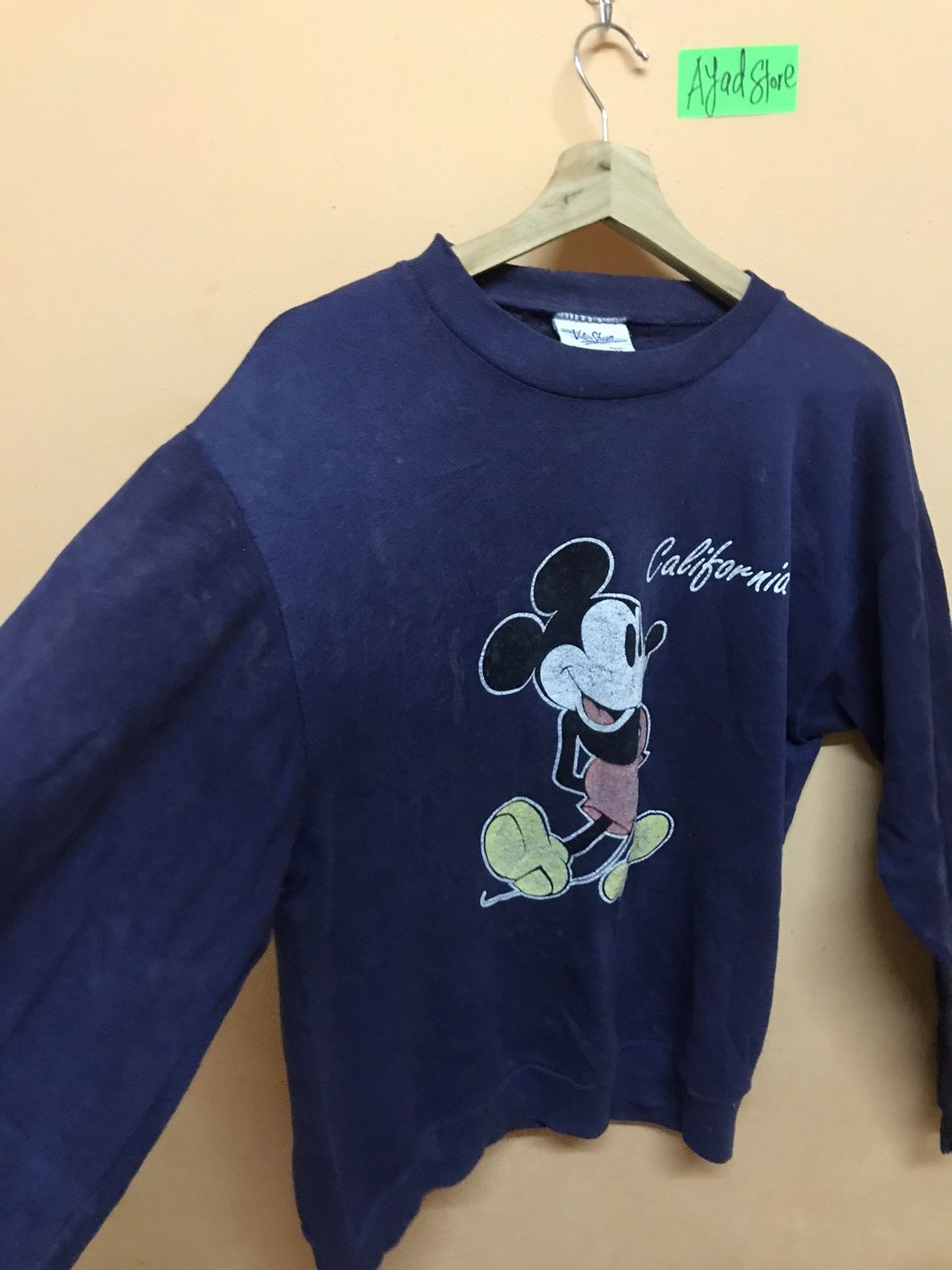 Mickey Mouse × Vintage ‼️VTG MICKEY SWEATSHIRT 80s‼️ Size US M / EU 48-50 / 2 - 4 Thumbnail