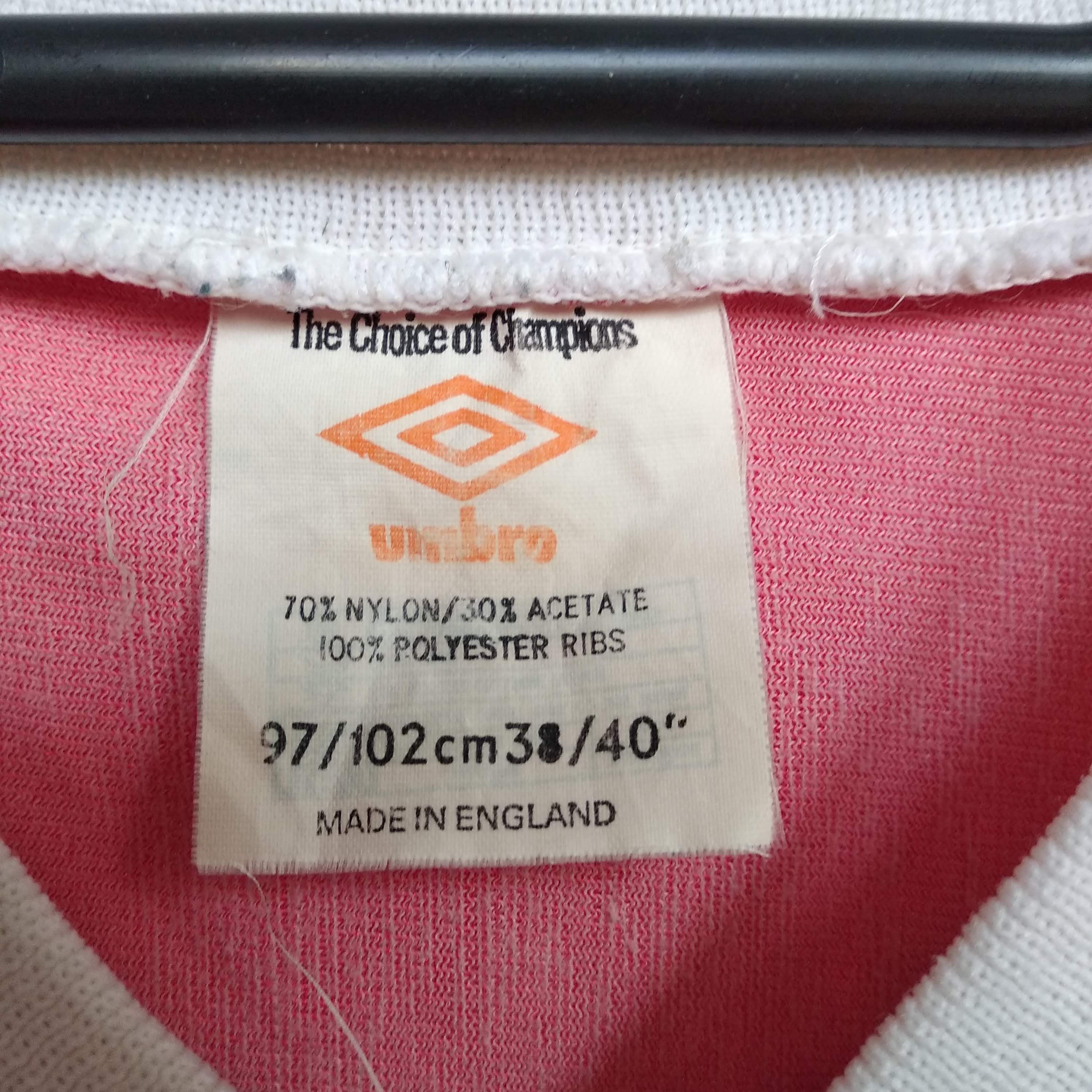 Umbro ORIGINAL LIVERPOOL 1982-85 ENGLAND FOOTBALL SHIRT UMBRO Size US M / EU 48-50 / 2 - 3 Thumbnail