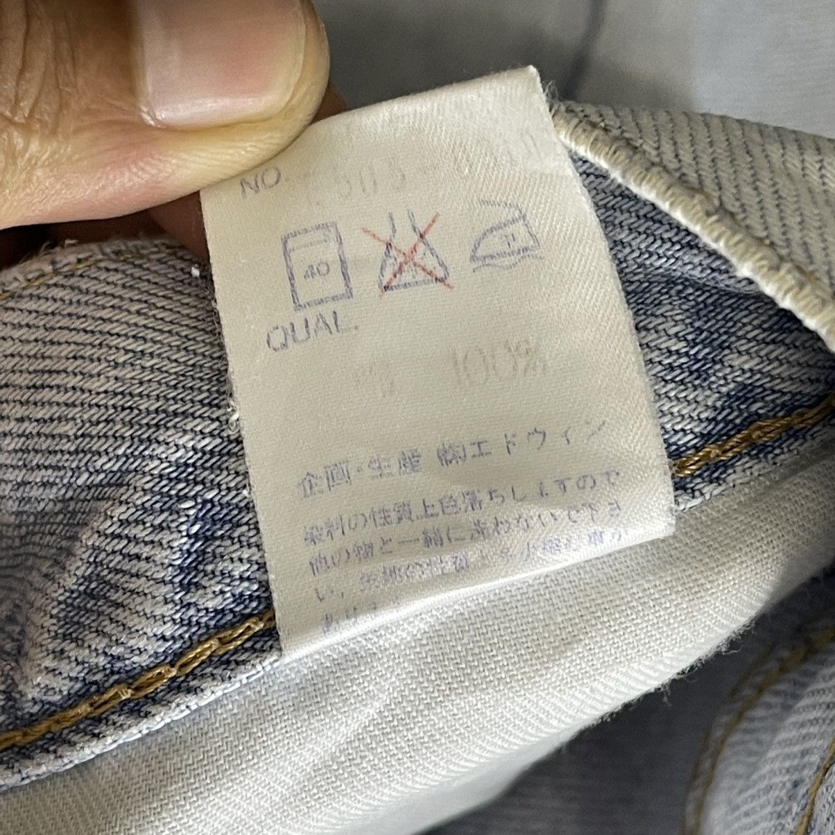 Edwin Vintage Edwin Us Classic Light Blue Distressed Jeans 30x29.5 Size US 30 / EU 46 - 17 Thumbnail