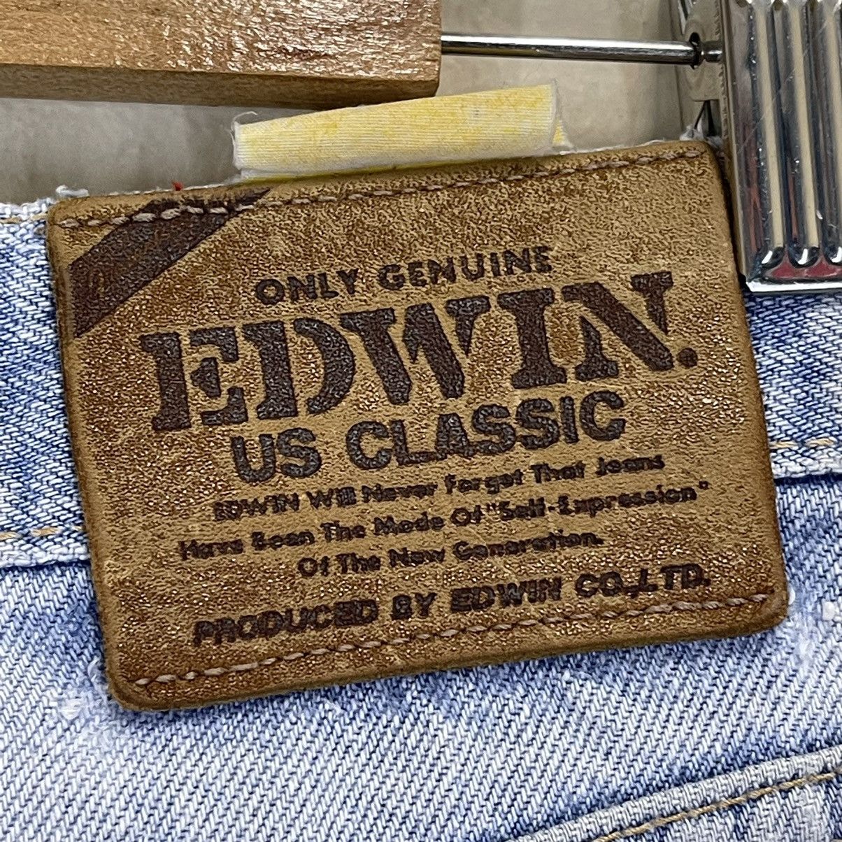 Edwin Vintage Edwin Us Classic Light Blue Distressed Jeans 30x29.5 Size US 30 / EU 46 - 14 Thumbnail