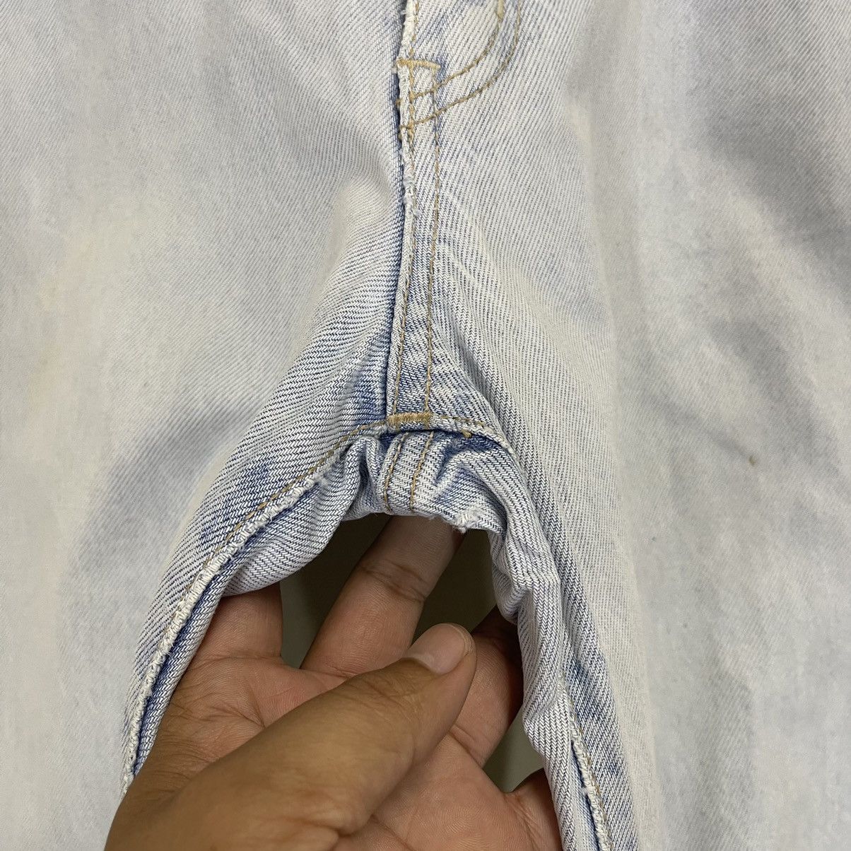 Edwin Vintage Edwin Us Classic Light Blue Distressed Jeans 30x29.5 Size US 30 / EU 46 - 9 Thumbnail