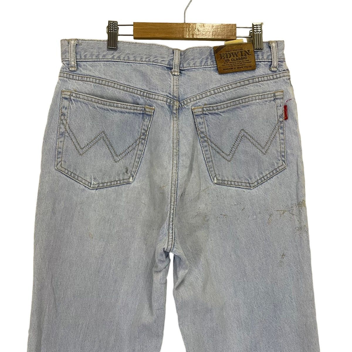 Edwin Vintage Edwin Us Classic Light Blue Distressed Jeans 30x29.5 Size US 30 / EU 46 - 6 Thumbnail