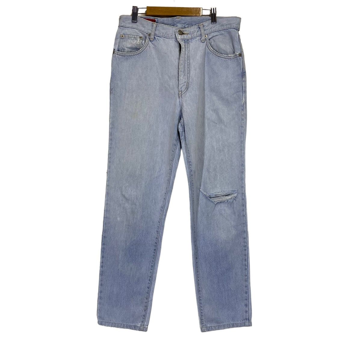 Edwin Vintage Edwin Us Classic Light Blue Distressed Jeans 30x29.5 Size US 30 / EU 46 - 2 Thumbnail
