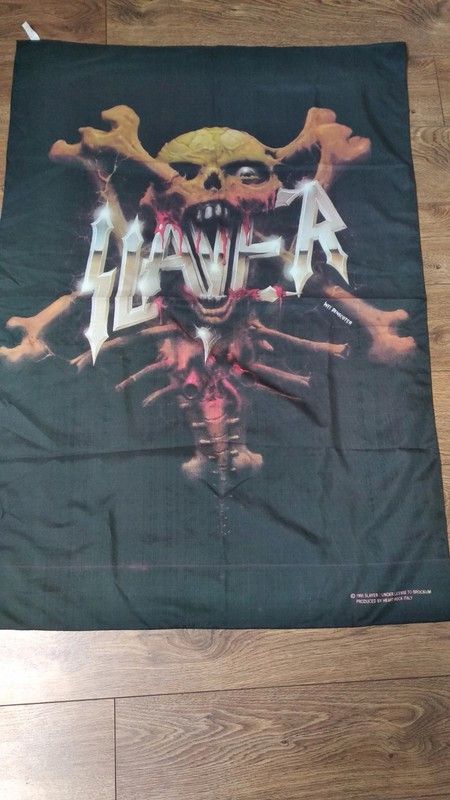Slayer Large vintage scarf Slayer of license 1995 / 90's Size ONE SIZE - 2 Thumbnail