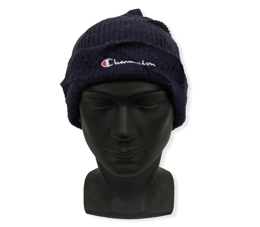 Vintage Champion Spell Out Beanie Hat