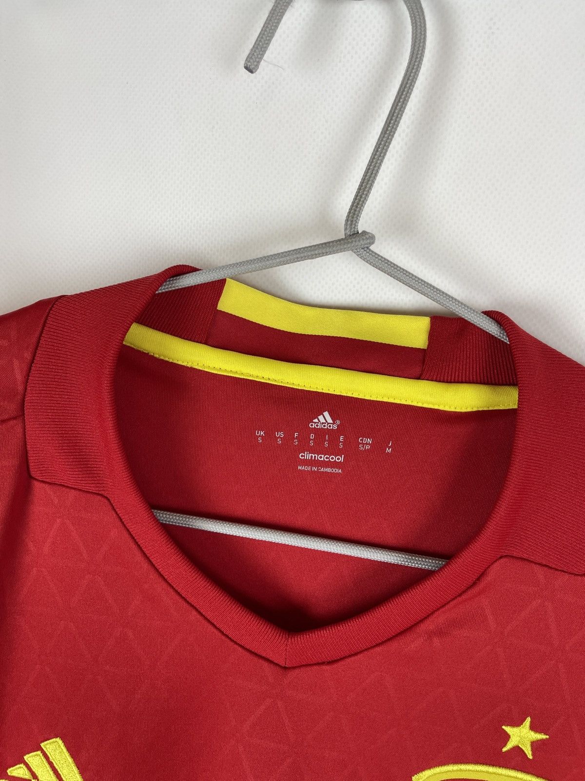 Adidas Adidas Spain 2015 2016 home soccer jersey football shirt Size US S / EU 44-46 / 1 - 4 Thumbnail