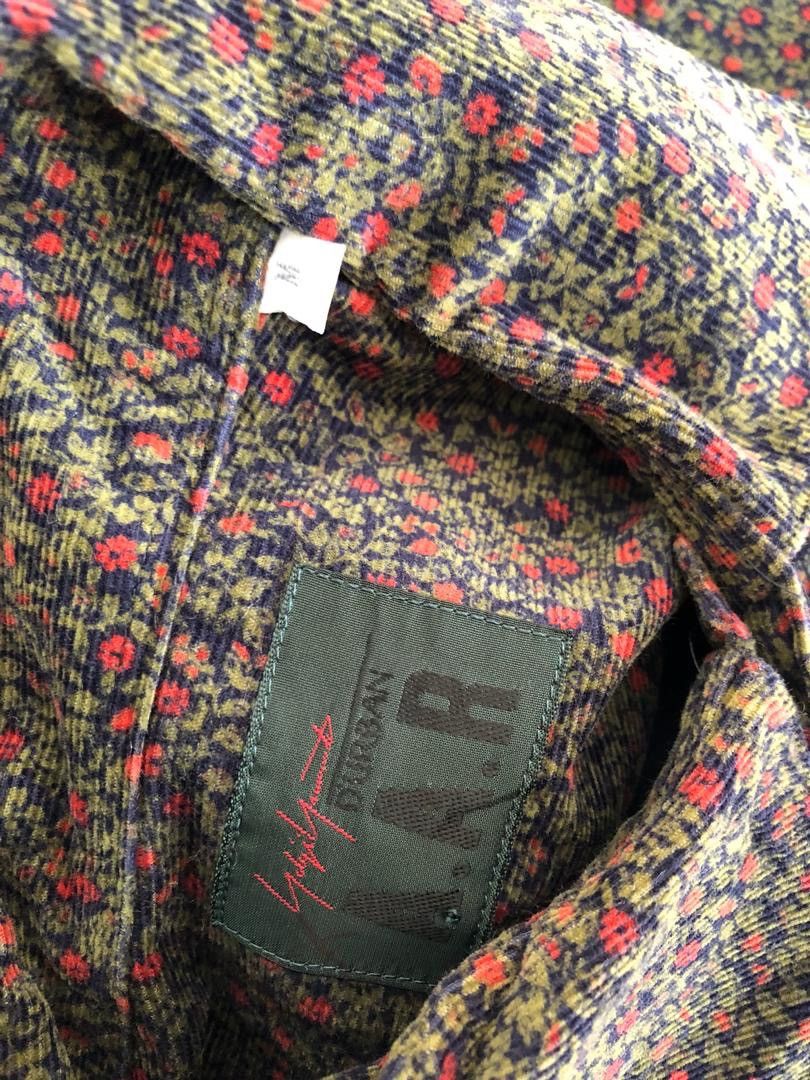 Vintage × Yohji Yamamoto Vtg Yohji Yamamoto A.A.R Flowers Stripes Shirt Size US M / EU 48-50 / 2 - 9 Thumbnail