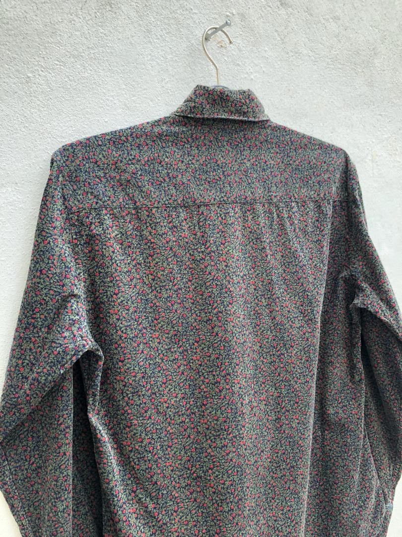 Vintage × Yohji Yamamoto Vtg Yohji Yamamoto A.A.R Flowers Stripes Shirt Size US M / EU 48-50 / 2 - 6 Thumbnail
