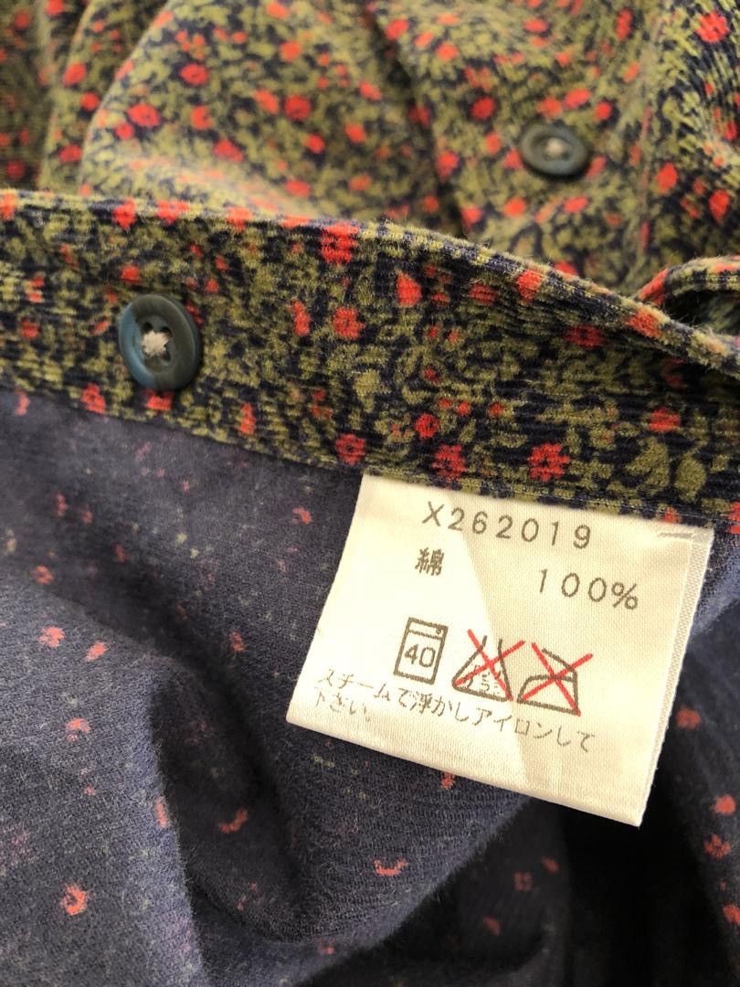 Vintage × Yohji Yamamoto Vtg Yohji Yamamoto A.A.R Flowers Stripes Shirt Size US M / EU 48-50 / 2 - 10 Thumbnail