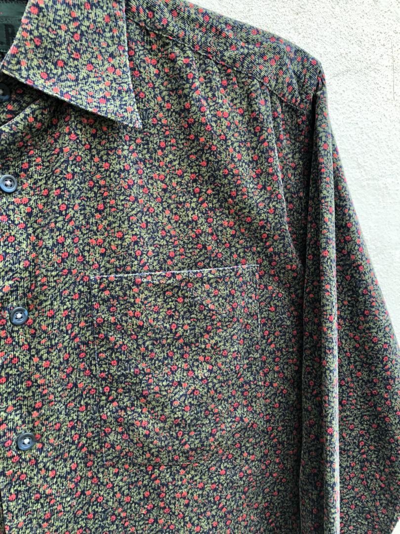 Vintage × Yohji Yamamoto Vtg Yohji Yamamoto A.A.R Flowers Stripes Shirt Size US M / EU 48-50 / 2 - 4 Thumbnail