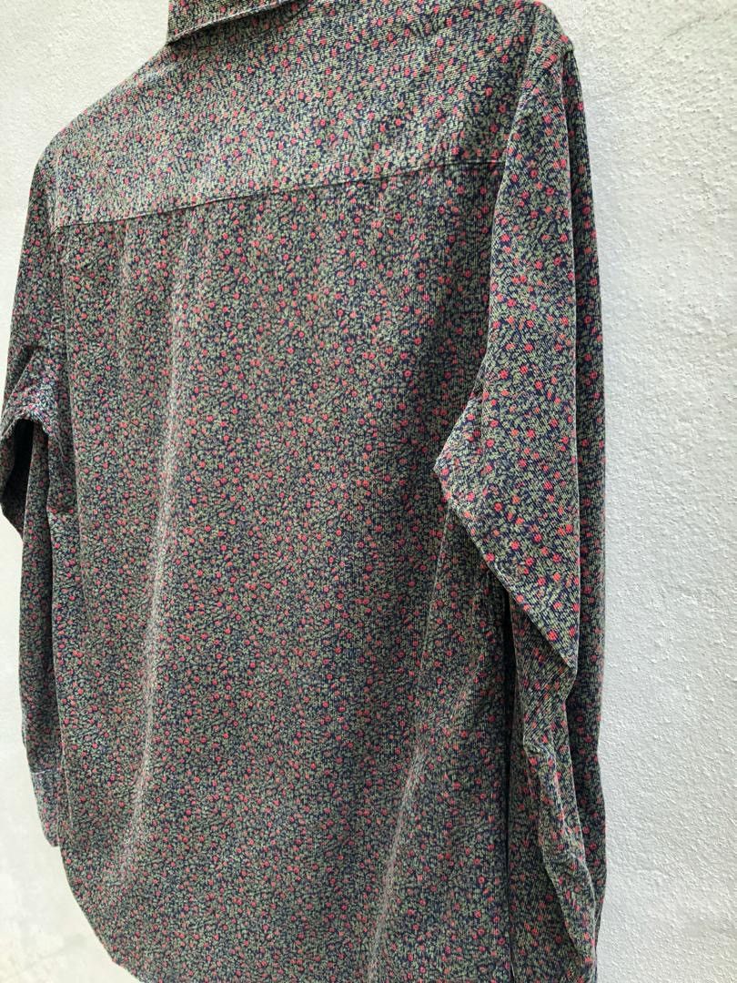 Vintage × Yohji Yamamoto Vtg Yohji Yamamoto A.A.R Flowers Stripes Shirt Size US M / EU 48-50 / 2 - 7 Thumbnail