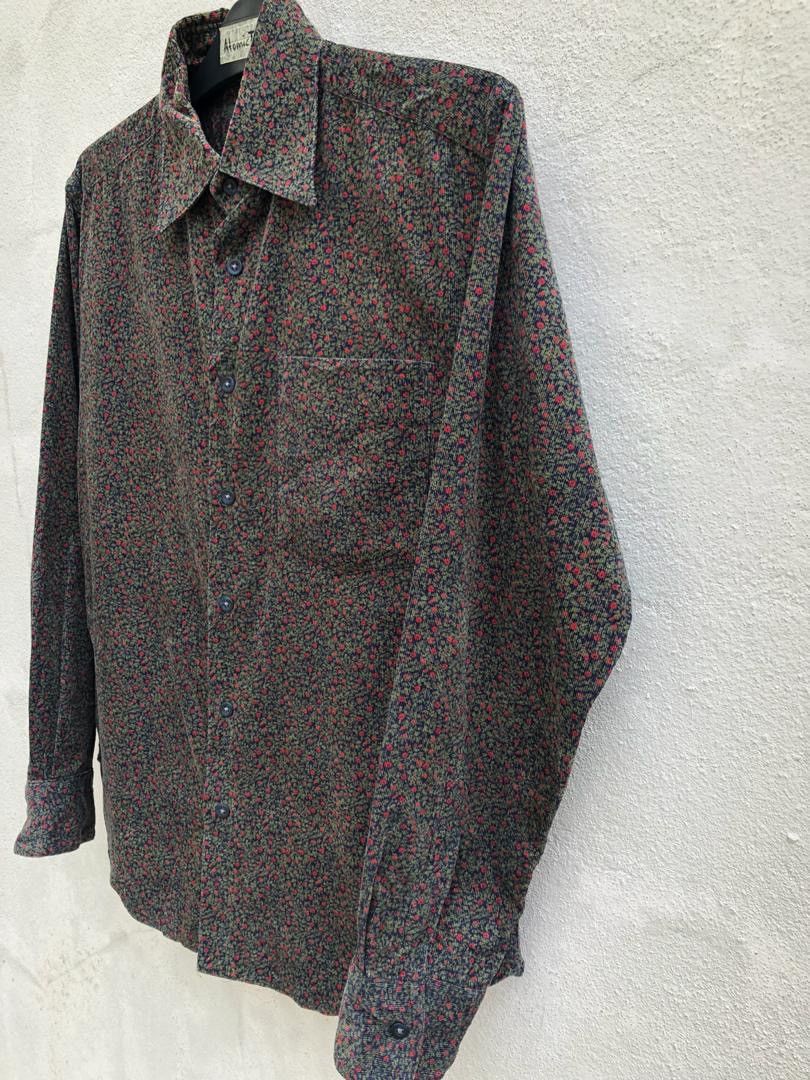 Vintage × Yohji Yamamoto Vtg Yohji Yamamoto A.A.R Flowers Stripes Shirt Size US M / EU 48-50 / 2 - 3 Thumbnail