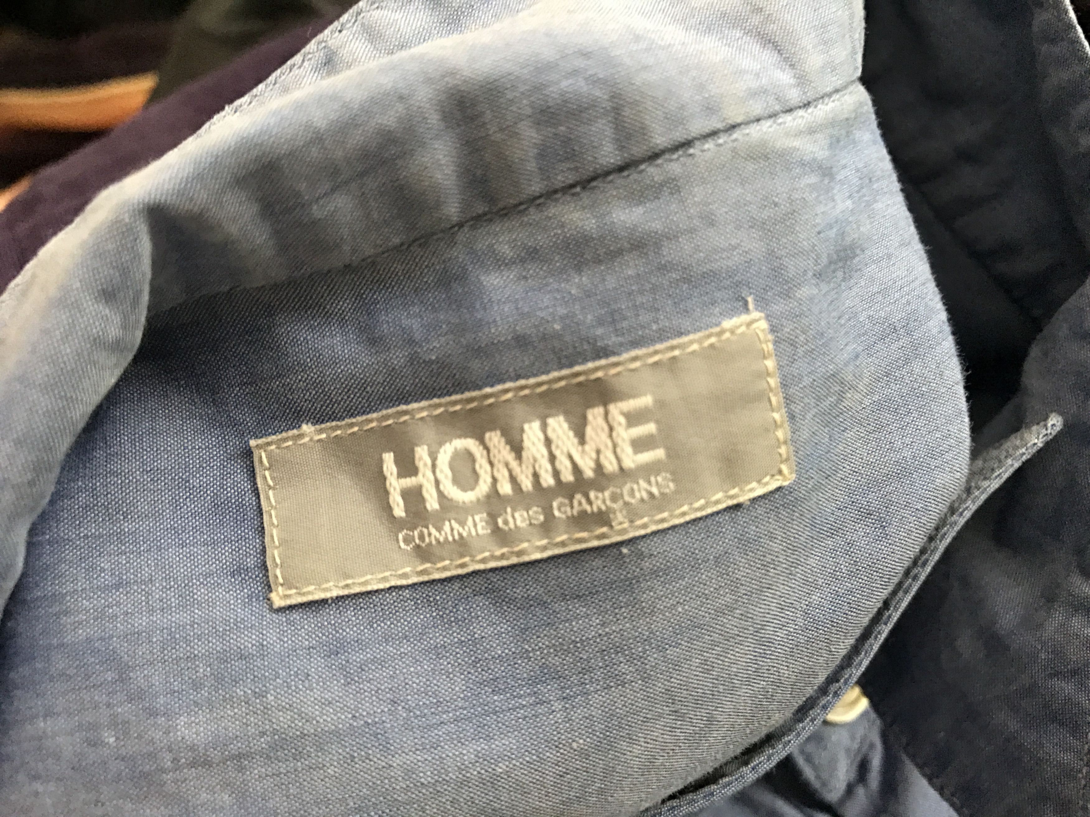 Comme des Garcons × Comme des Garcons Homme Plus Vintage 80s The Iconic HOMME Comme Des Garcons Baggy Shirt Size US L / EU 52-54 / 3 - 11 Thumbnail