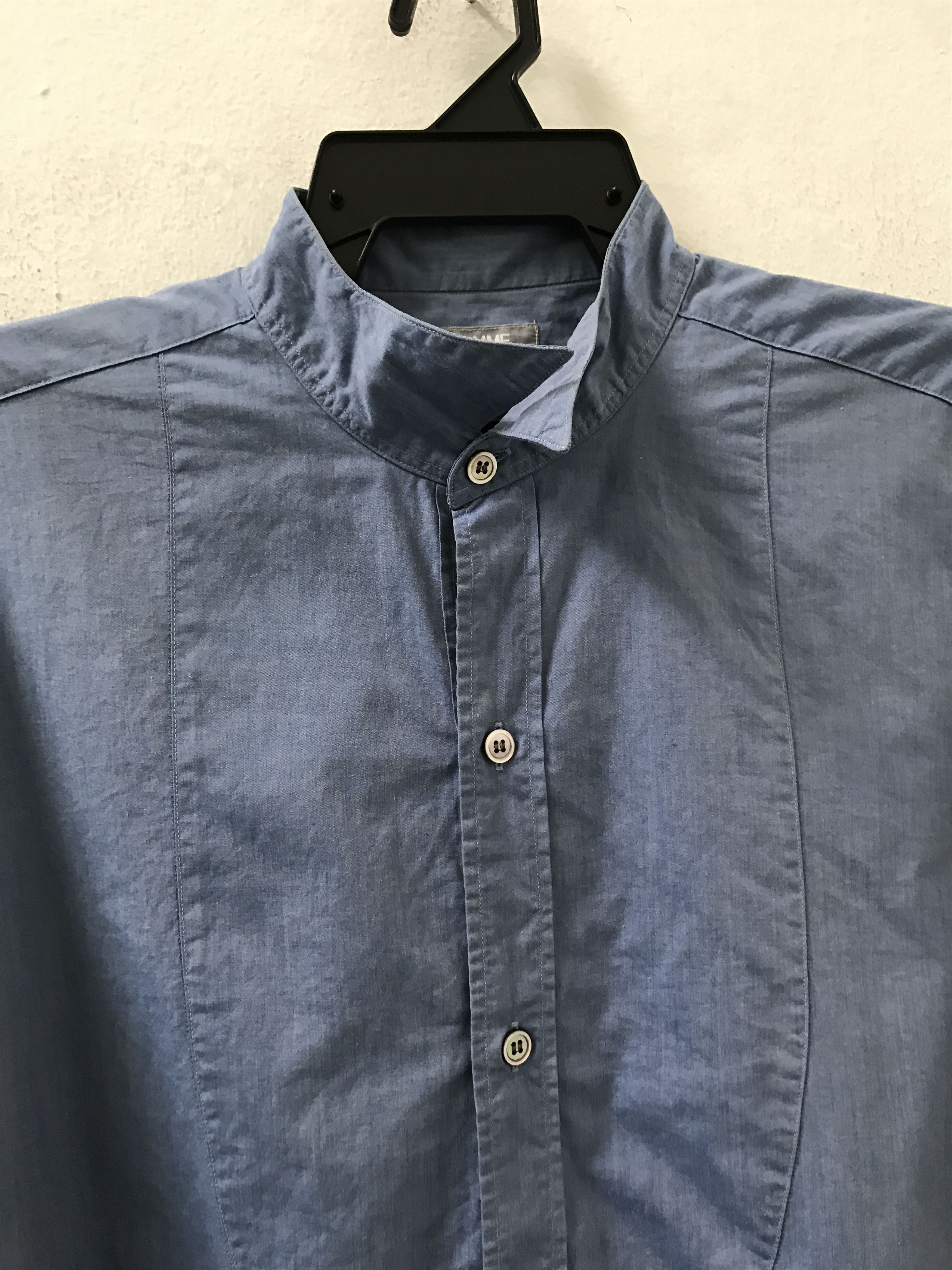 Comme des Garcons × Comme des Garcons Homme Plus Vintage 80s The Iconic HOMME Comme Des Garcons Baggy Shirt Size US L / EU 52-54 / 3 - 6 Thumbnail