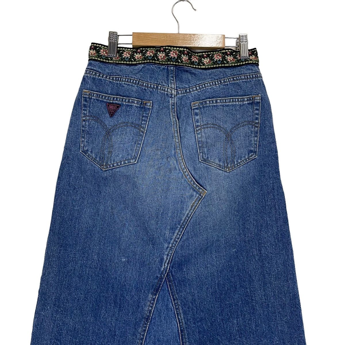 Fiorucci Fiorucci Long Skirt Jeans Size 26" / US 2 / IT 38 - 8 Thumbnail