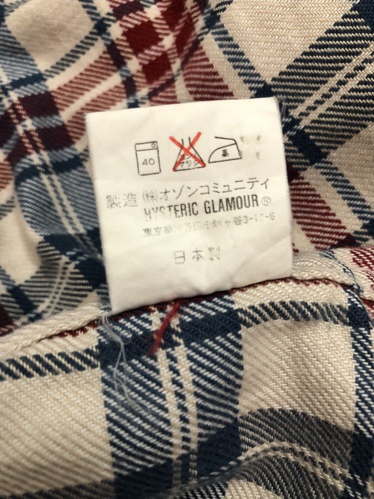 Flannel × Hysteric Glamour HG Japan Double Pocket Plaid Check Baggy Flannel Shirt Size US L / EU 52-54 / 3 - 9 Thumbnail
