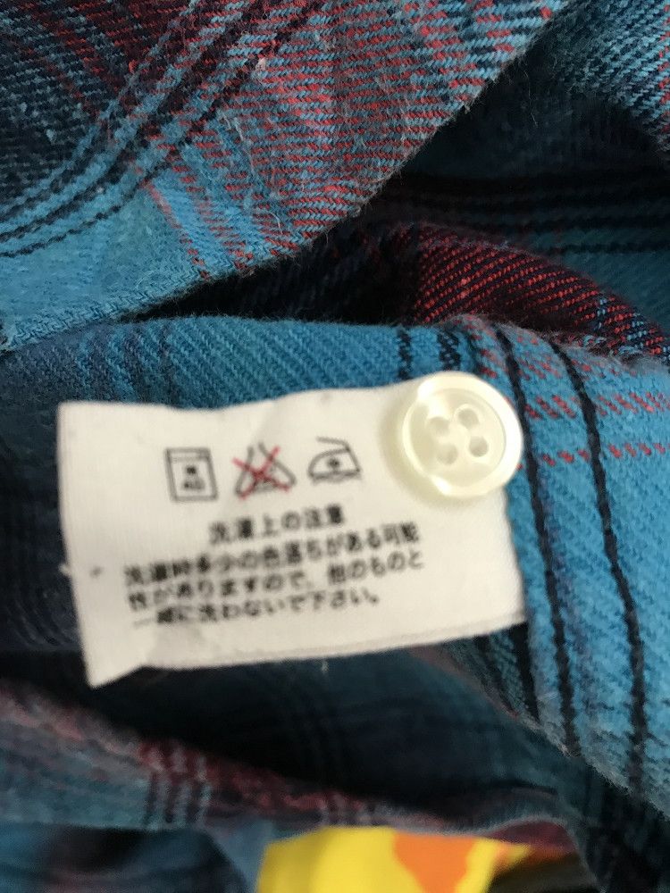 Blue Blue Japan × Flannel BLUE BLUE Plaid Check Indigo Dye Flannel Shirt Size US S / EU 44-46 / 1 - 9 Thumbnail