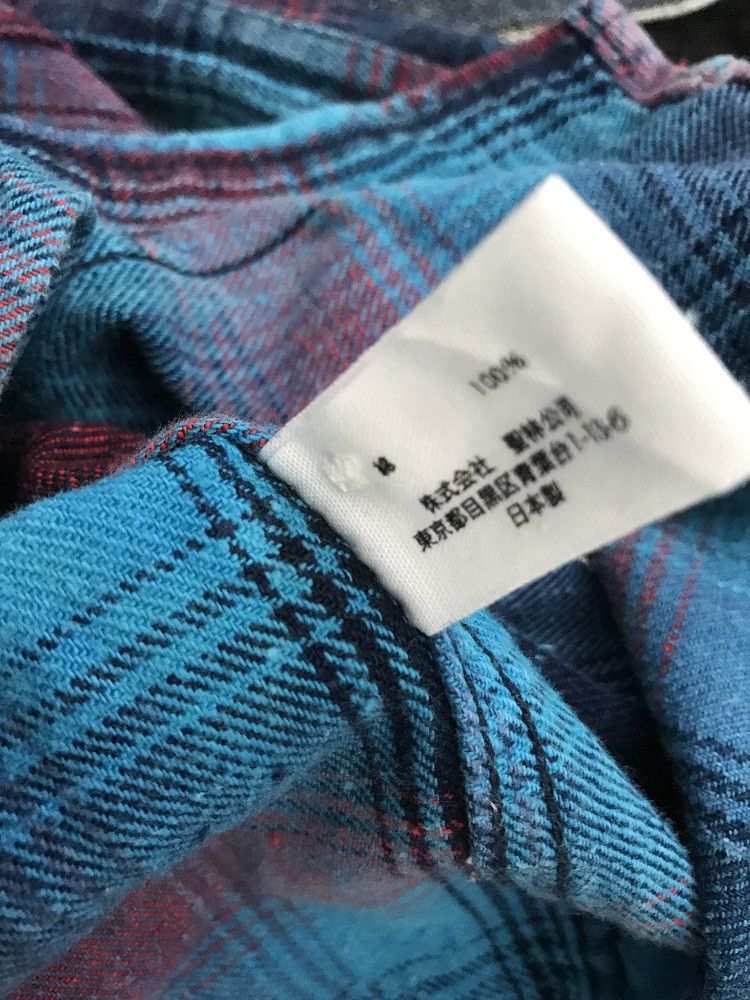 Blue Blue Japan × Flannel BLUE BLUE Plaid Check Indigo Dye Flannel Shirt Size US S / EU 44-46 / 1 - 10 Thumbnail