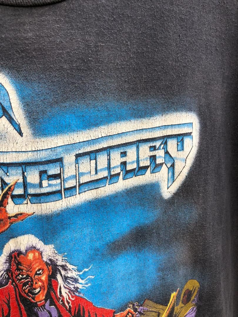 Band Tees × Vintage RARE!! 1988 Sanctuary American Trash Metal Band tee Size US XL / EU 56 / 4 - 4 Thumbnail