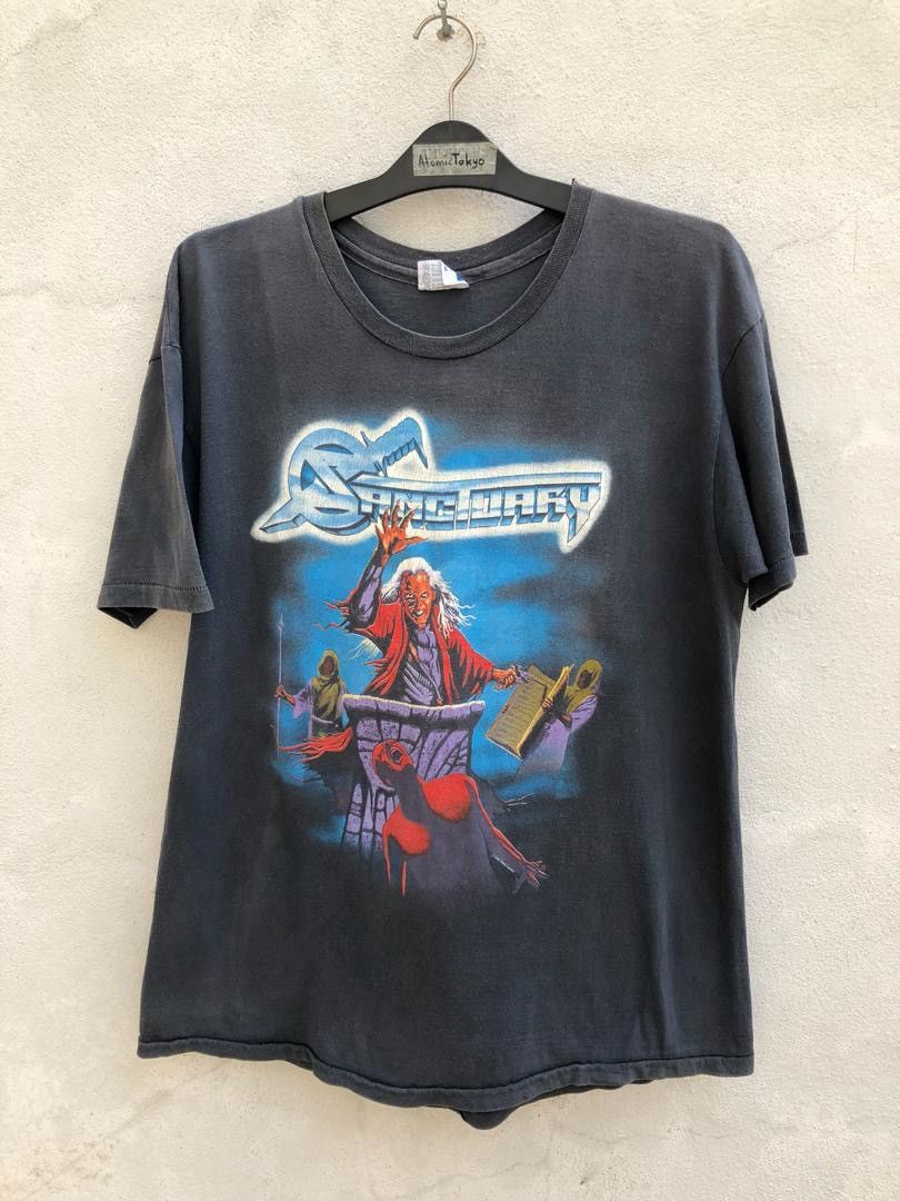 RARE!! 1988 Sanctuary American Trash Metal Band tee