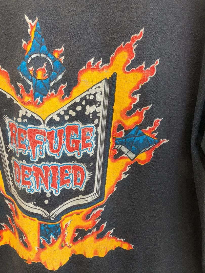 Band Tees × Vintage RARE!! 1988 Sanctuary American Trash Metal Band tee Size US XL / EU 56 / 4 - 15 Thumbnail