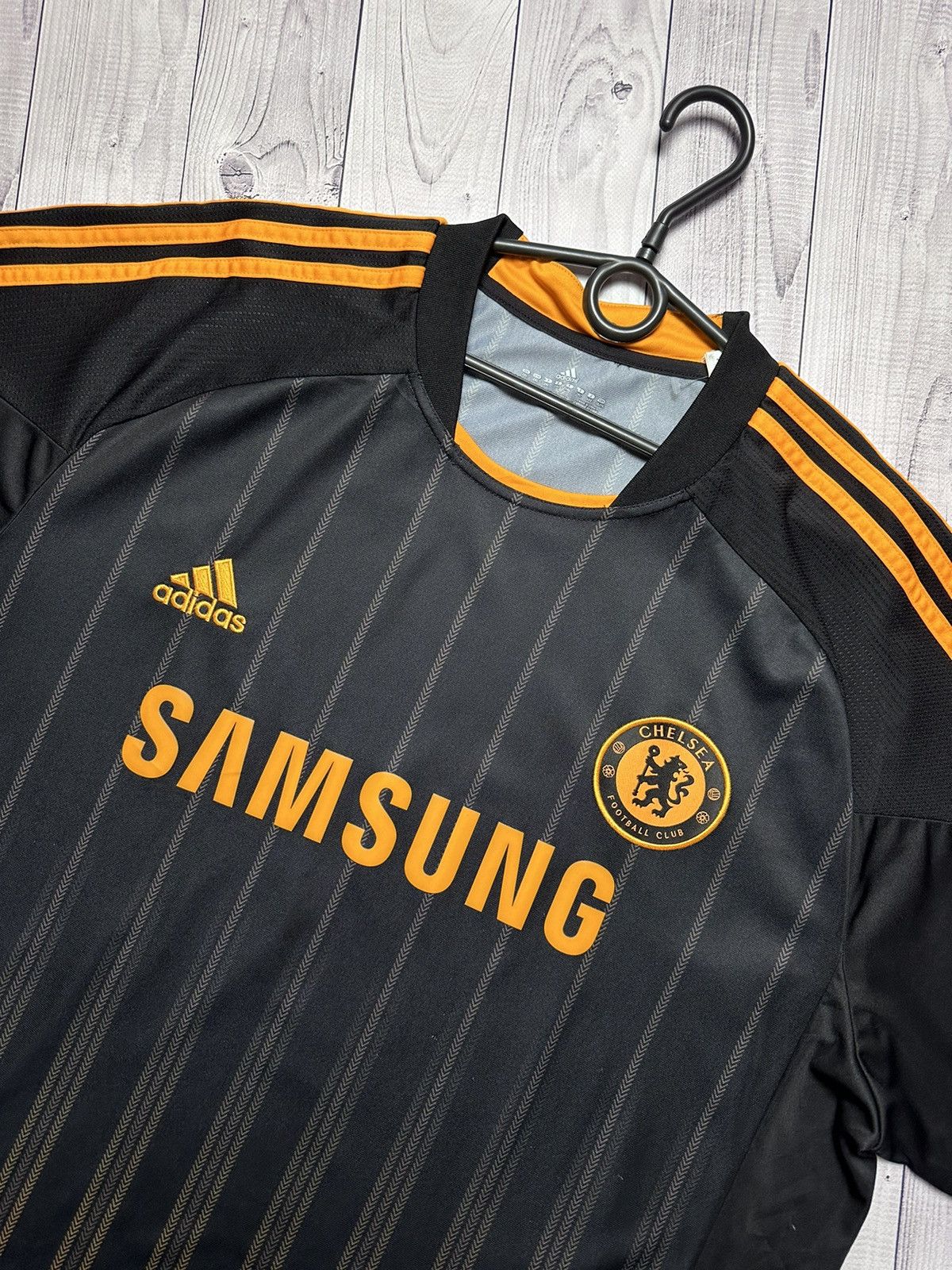 Vintage Adidas Chelsea soccer jersey black rare size XXL