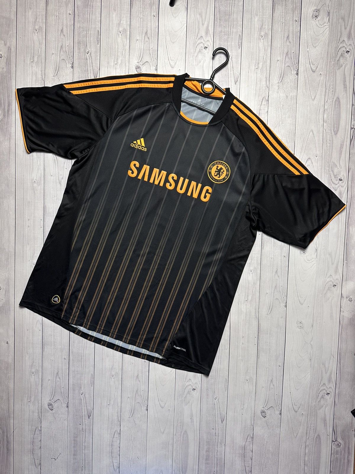 Vintage Adidas Chelsea soccer jersey black rare size XXL