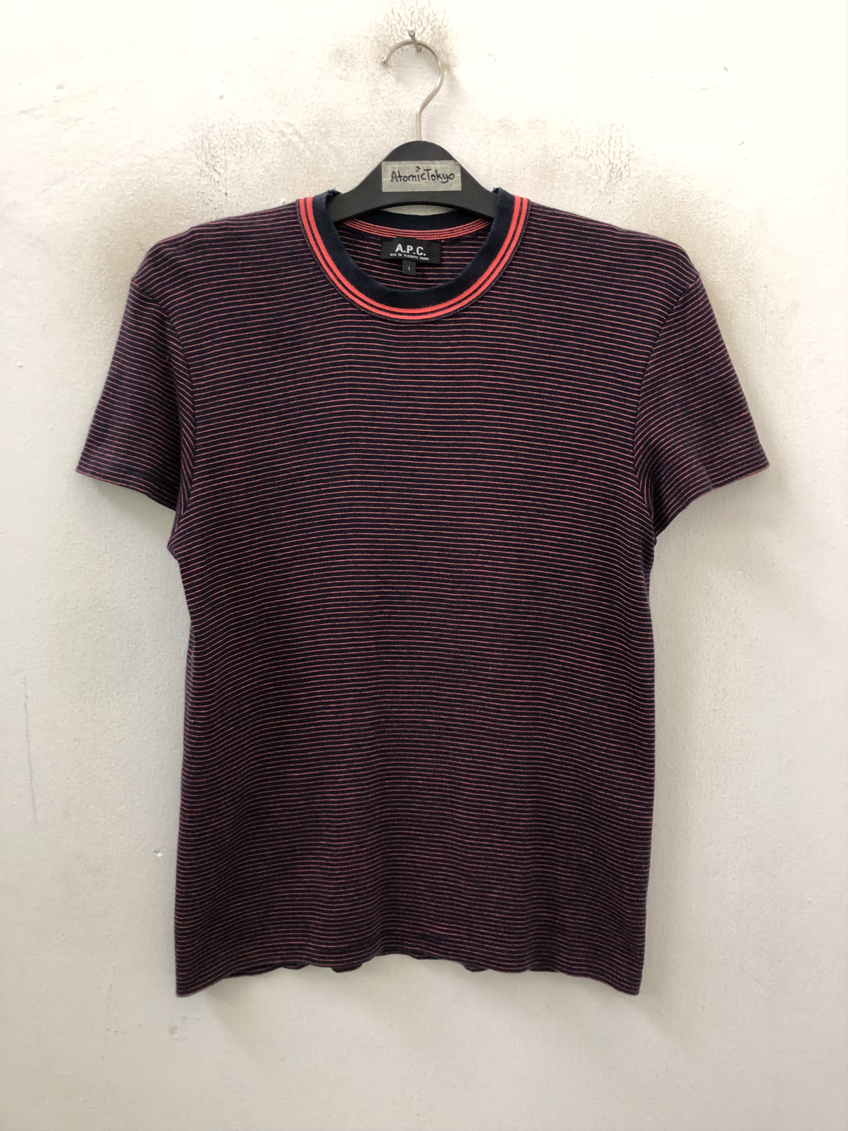 A.P.C. × Vintage 2004 A.P.C. Ete 2004 Striped t shirt Size US S / EU 44-46 / 1 - 1 Thumbnail