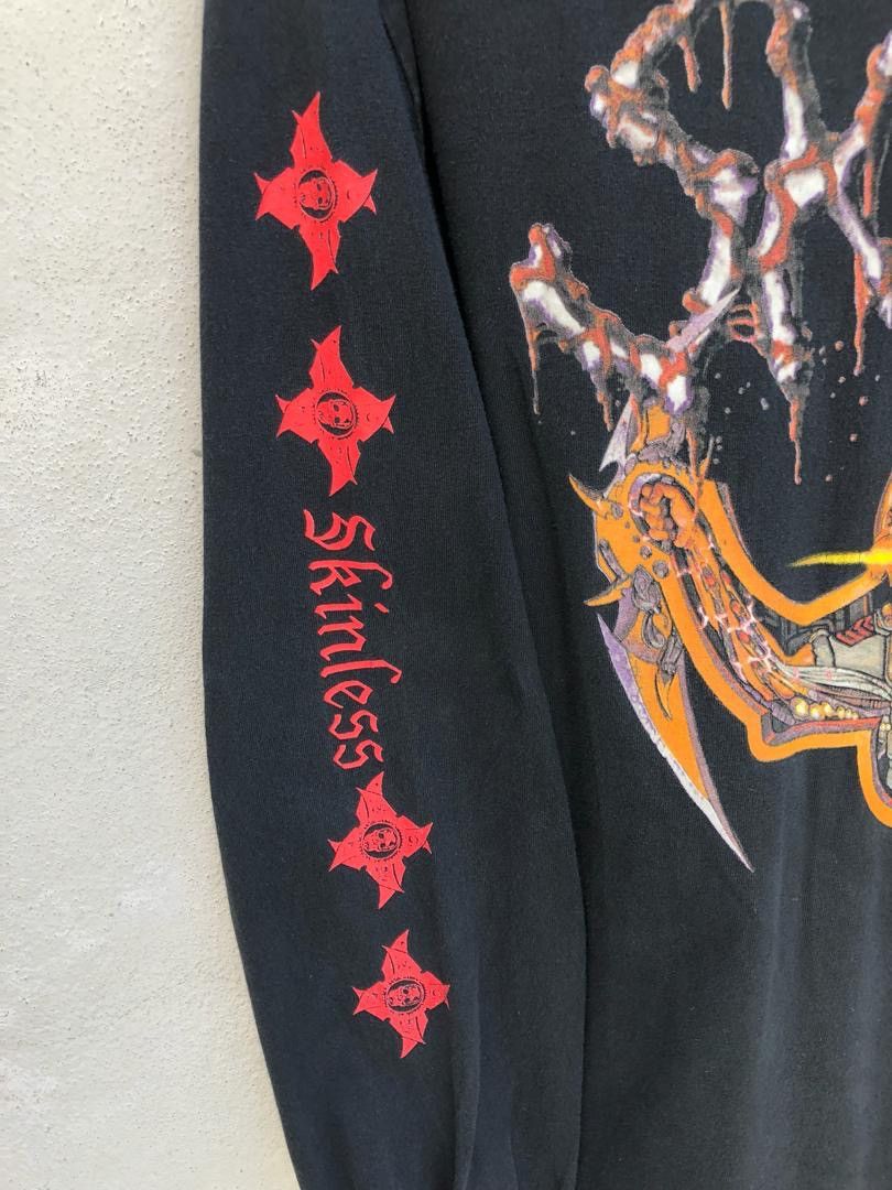 Band Tees × Vintage Vintage Skinless American Brutal Death Metal Band Size US XL / EU 56 / 4 - 3 Thumbnail