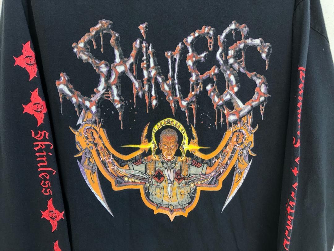 Band Tees × Vintage Vintage Skinless American Brutal Death Metal Band Size US XL / EU 56 / 4 - 2 Thumbnail