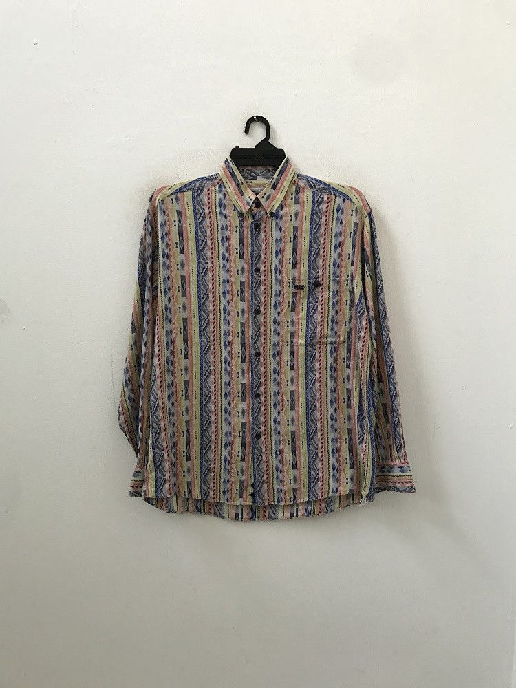 Missoni Missoni Sport Native Striped Long Sleeve Shirt Navajo Style Size US M / EU 48-50 / 2 - 2 Thumbnail