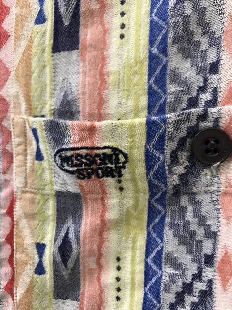Missoni Missoni Sport Native Striped Long Sleeve Shirt Navajo Style Size US M / EU 48-50 / 2 - 4 Thumbnail