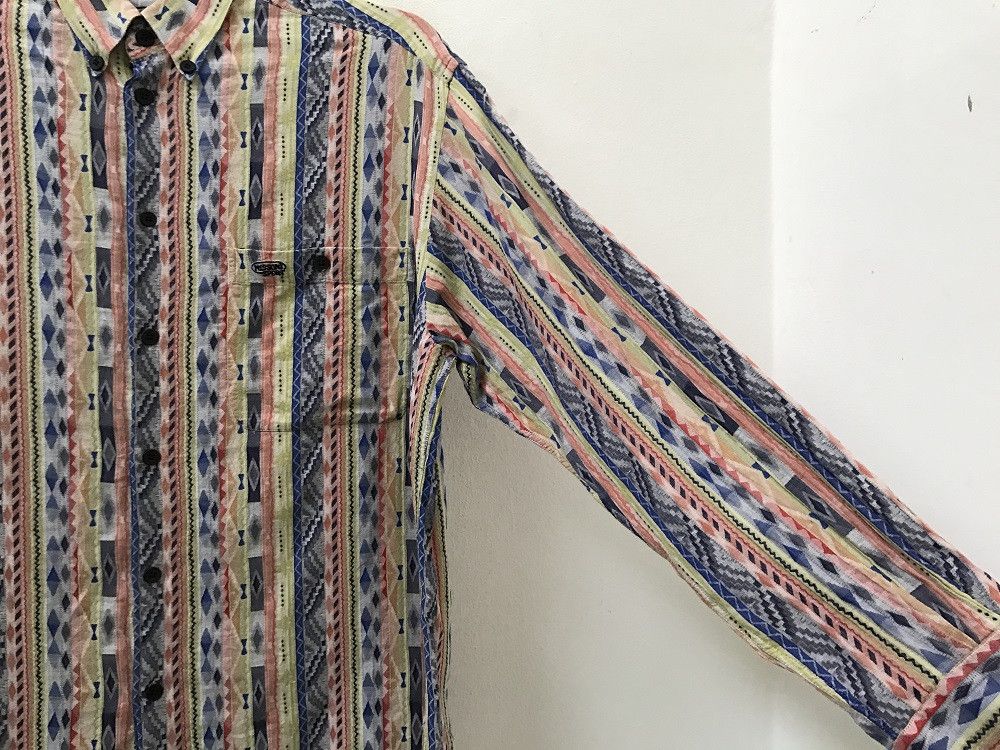 Missoni Missoni Sport Native Striped Long Sleeve Shirt Navajo Style Size US M / EU 48-50 / 2 - 5 Thumbnail