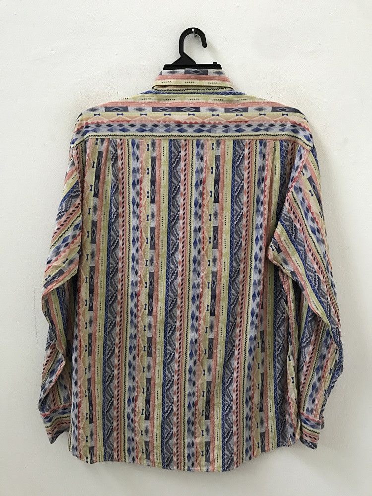 Missoni Missoni Sport Native Striped Long Sleeve Shirt Navajo Style Size US M / EU 48-50 / 2 - 7 Thumbnail