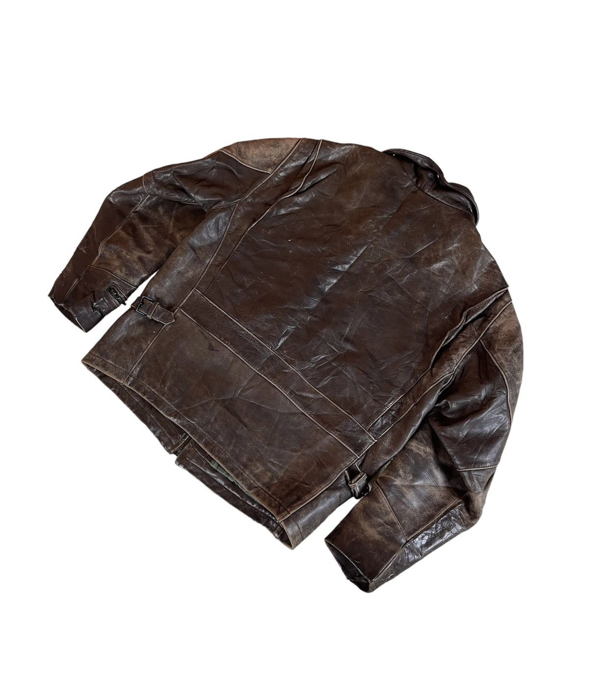 Vintage 🔥 Vintage Time & Tide Biker leather Jacket Size US M / EU 48-50 / 2 - 3 Thumbnail