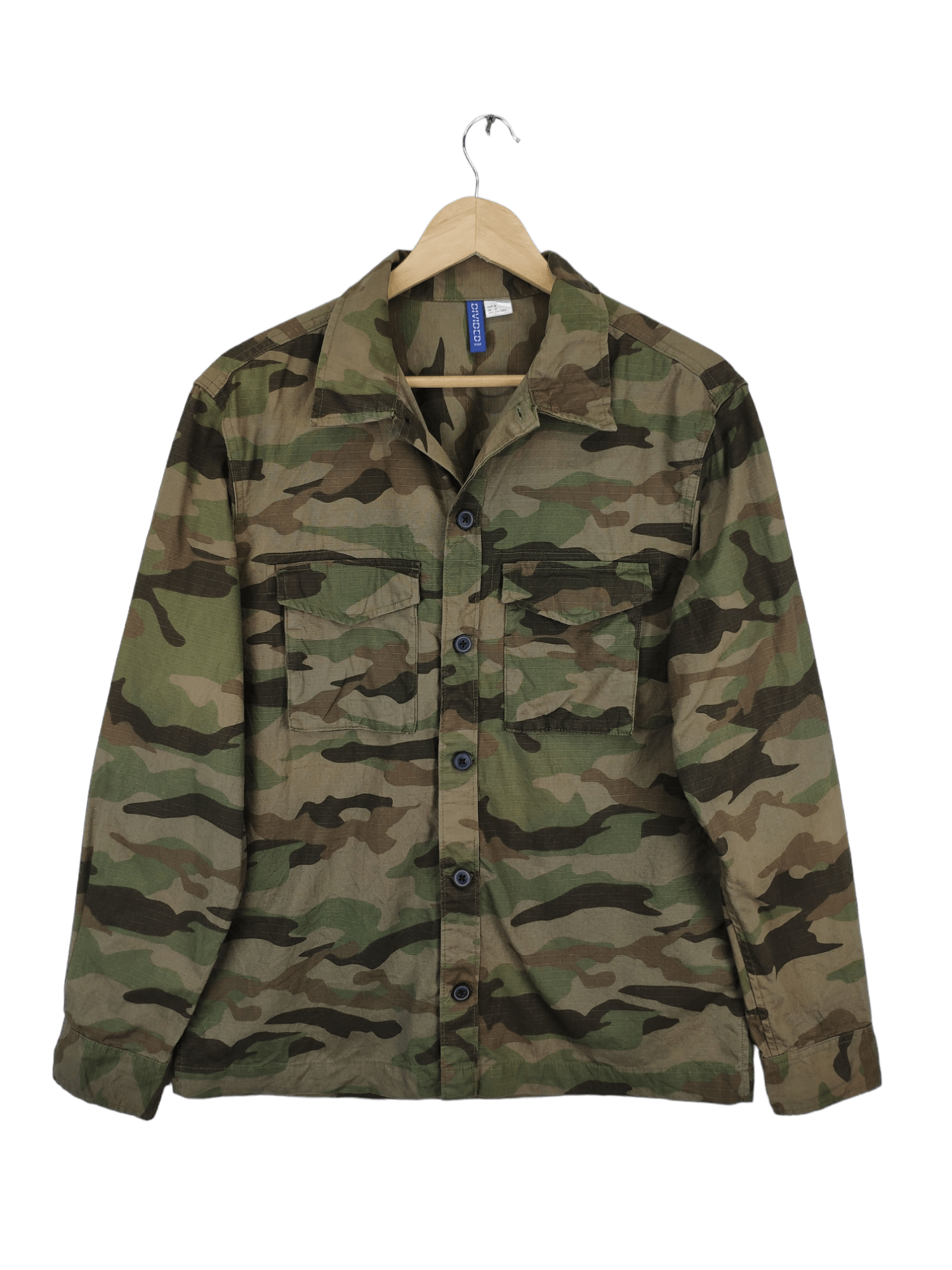 Divided H&M Divided Camouflage Shirt Button Up Size US M / EU 48-50 / 2 - 1 Thumbnail