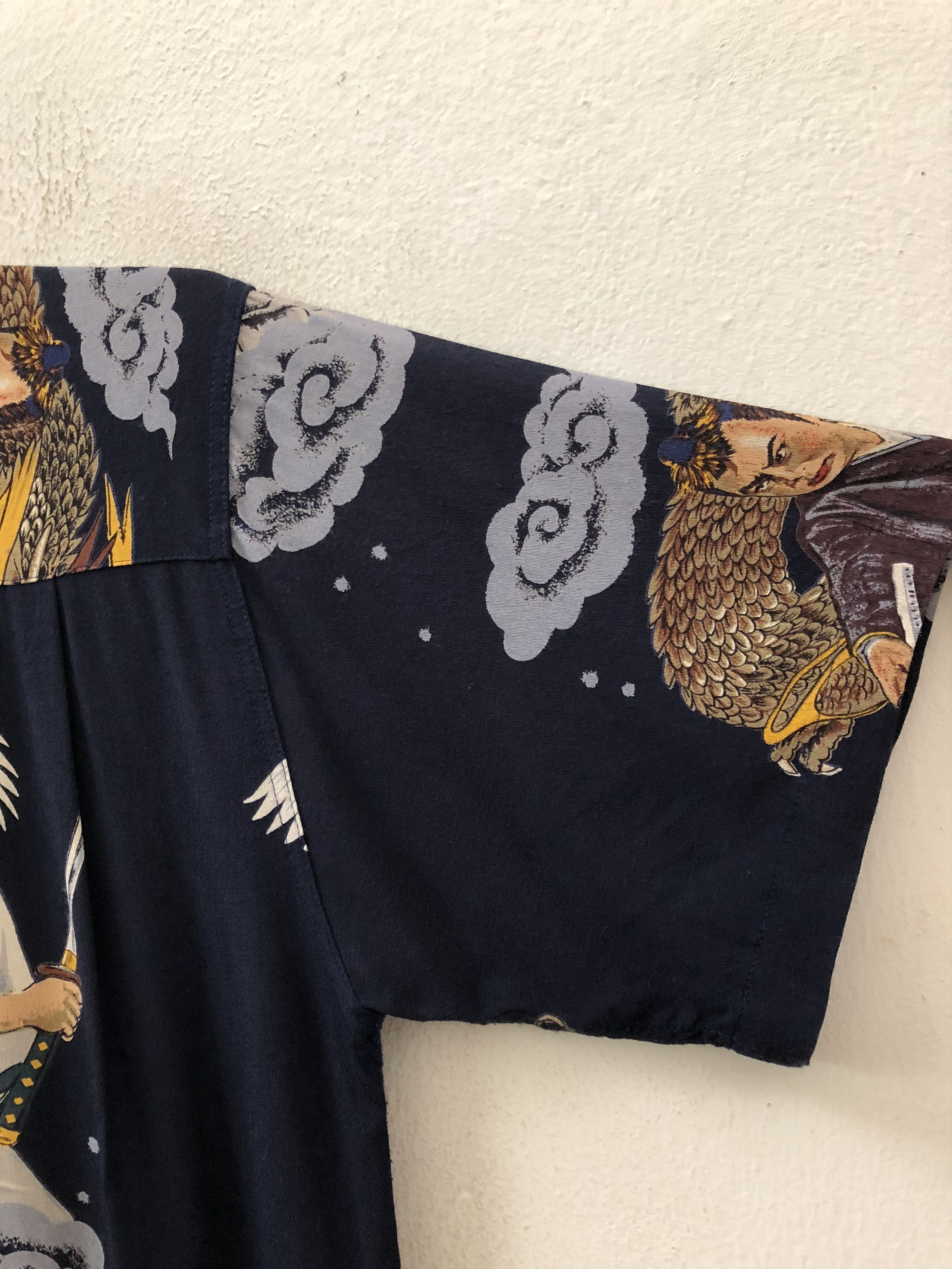 Evisu Evisu Japanese Crane Dragons Samurai Rayon Hawaiian Size US S / EU 44-46 / 1 - 2 Thumbnail