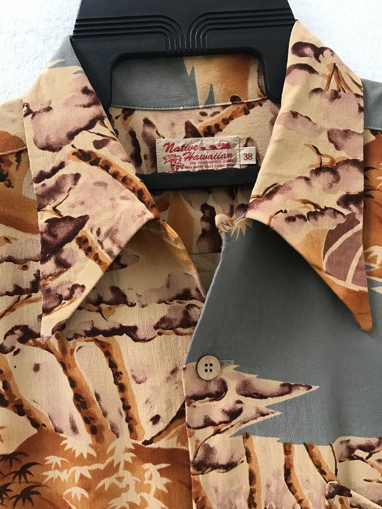Japanese Brand Japanese Hawaiian Native Hawaiian Asian Motif Rayon Shirt Size US M / EU 48-50 / 2 - 3 Thumbnail