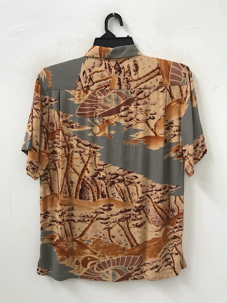 Japanese Brand Japanese Hawaiian Native Hawaiian Asian Motif Rayon Shirt Size US M / EU 48-50 / 2 - 7 Thumbnail