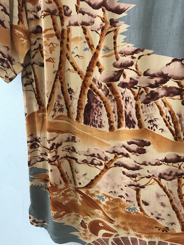 Japanese Brand Japanese Hawaiian Native Hawaiian Asian Motif Rayon Shirt Size US M / EU 48-50 / 2 - 9 Thumbnail