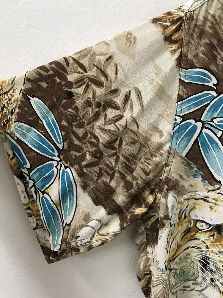 Sun Surf × Toyo Enterprises Sun Surf Japan Roaring Big Bengal Tiger Rayon Aloha Shirt Size US S / EU 44-46 / 1 - 4 Thumbnail