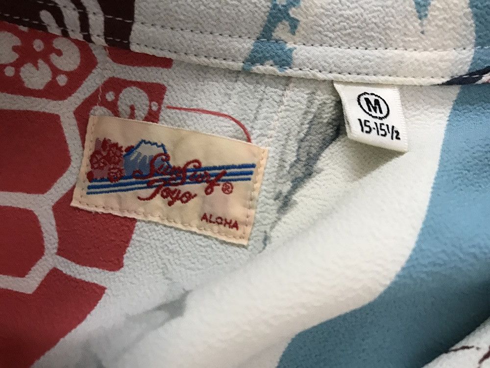 Japanese Brand SS Japan Ancient Japanese Traditional Crepe Rayon Hawaiian Size US M / EU 48-50 / 2 - 19 Thumbnail