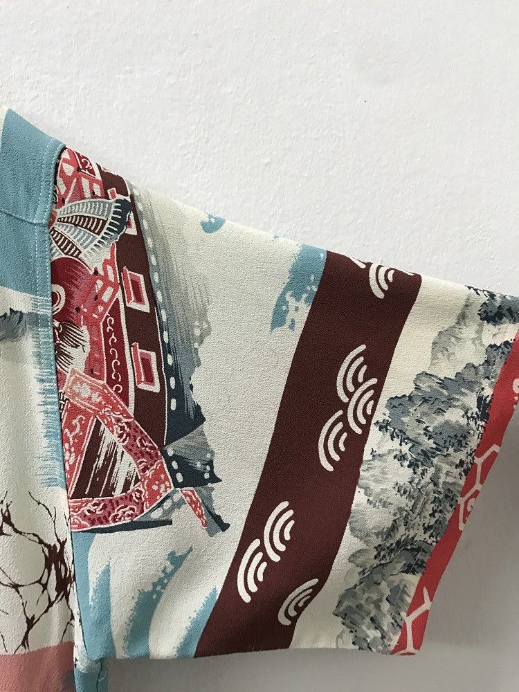 Japanese Brand SS Japan Ancient Japanese Traditional Crepe Rayon Hawaiian Size US M / EU 48-50 / 2 - 17 Thumbnail