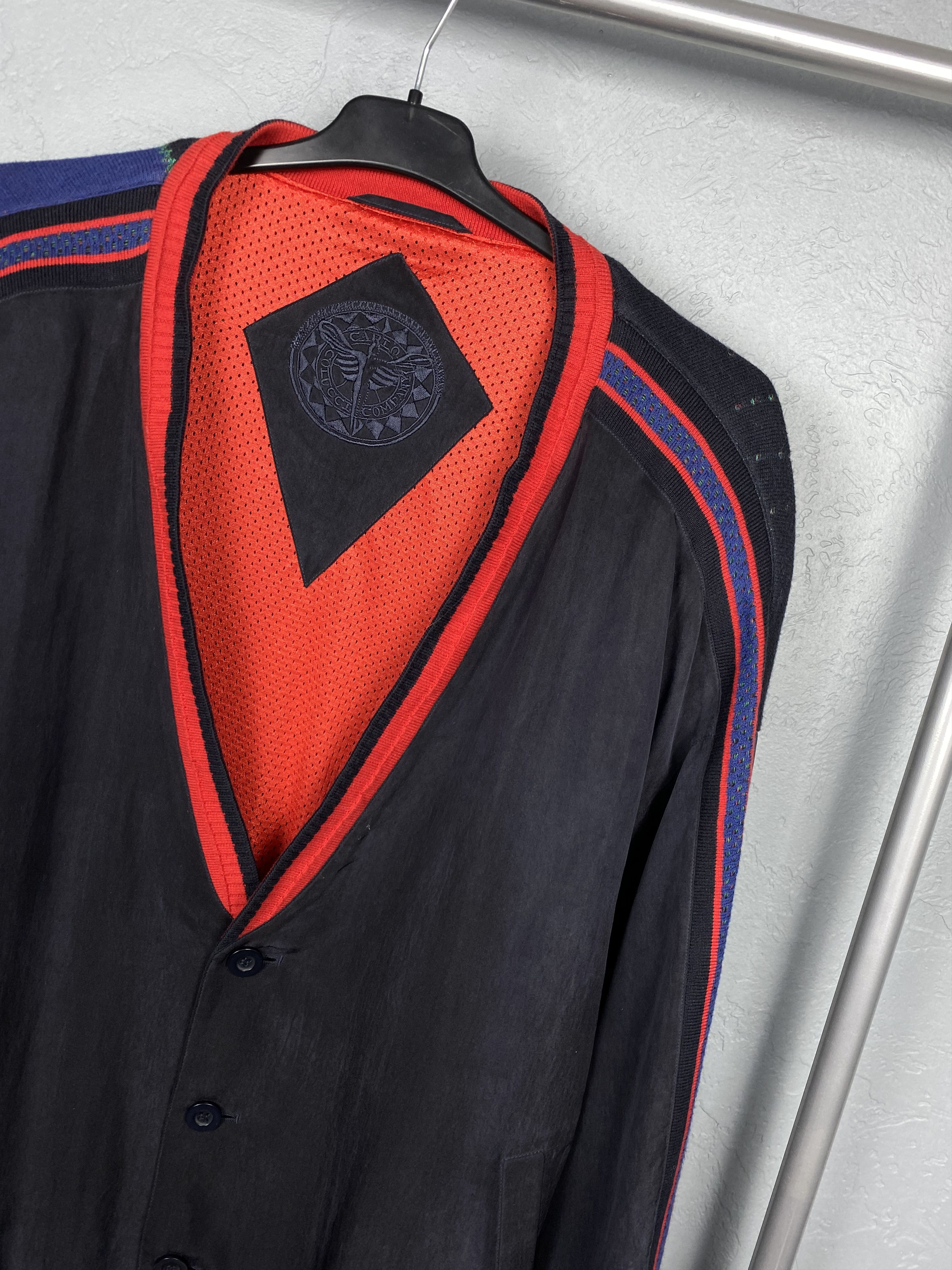 Carlo Colucci Carlo Colucci Vintage Mens SILK Cardigan Jacket Golf Size US L / EU 52-54 / 3 - 4 Thumbnail