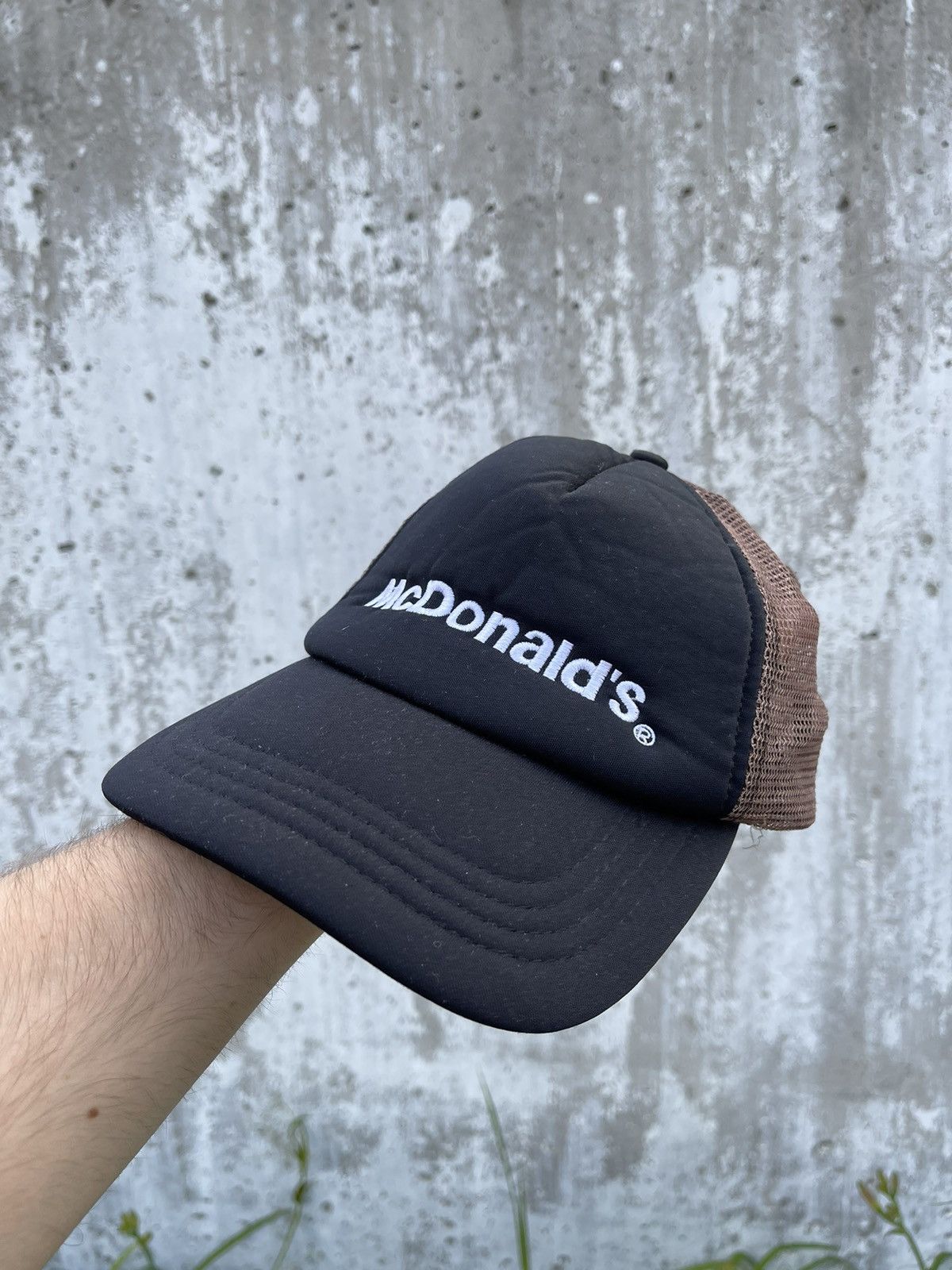 Vintage McDonalds brown trucker hat Size ONE SIZE - 1 Thumbnail
